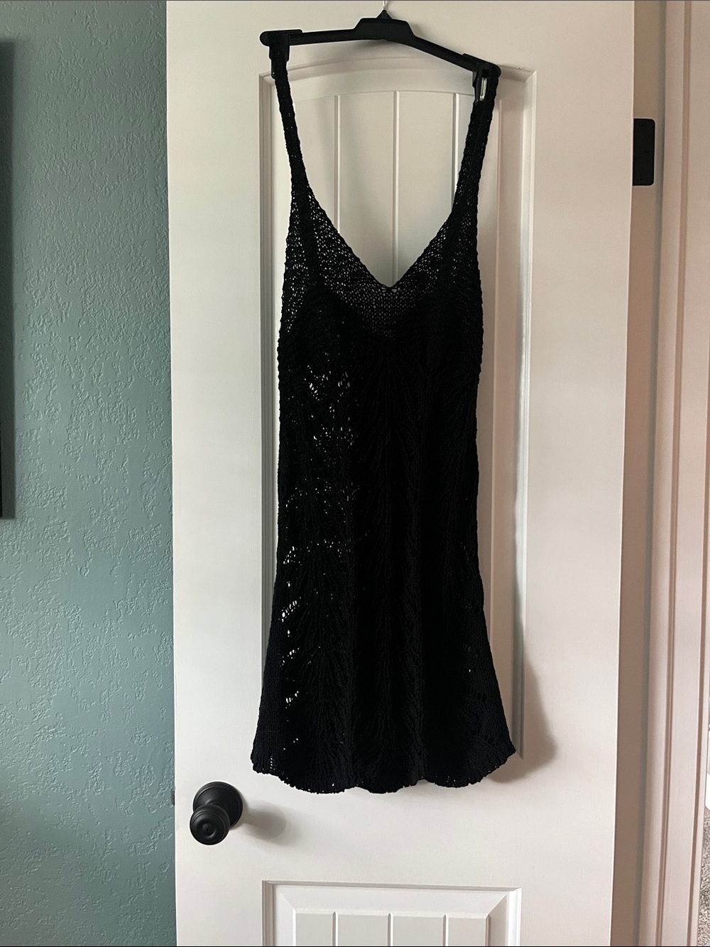 l*space Black crochet lisola Dress